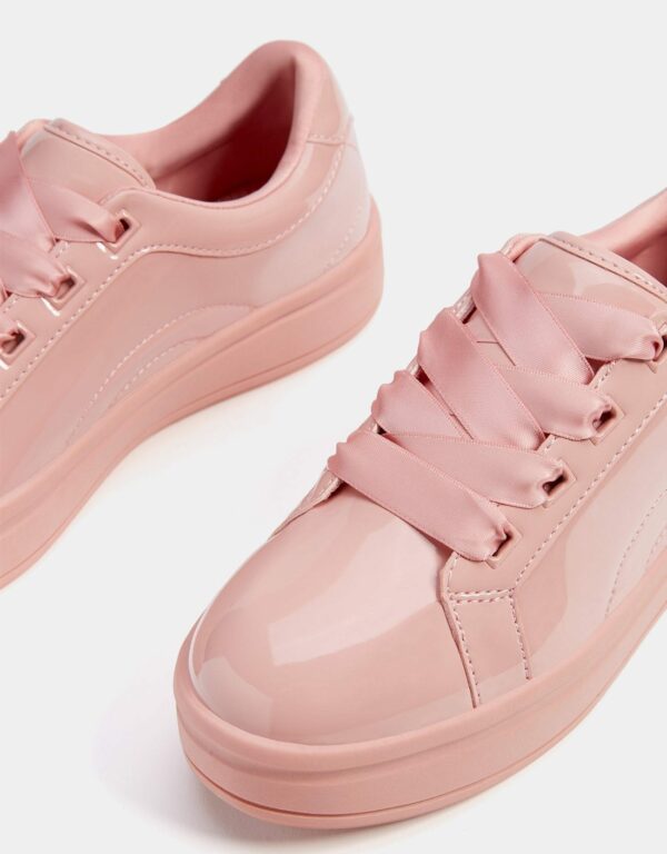 Faux Patent Sneakers - Image 4