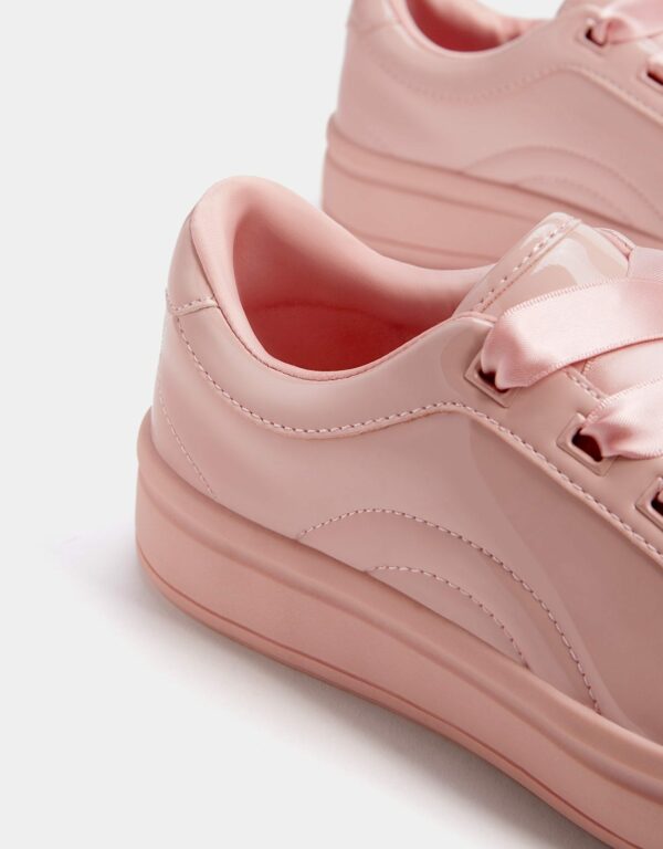 Faux Patent Sneakers - Image 5