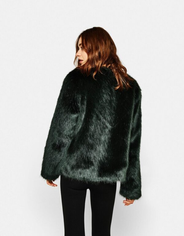 Short Faux Fur Coat - Image 5