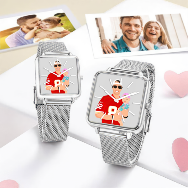 Fathers Day  Custom Portraits For Dad Watch v1