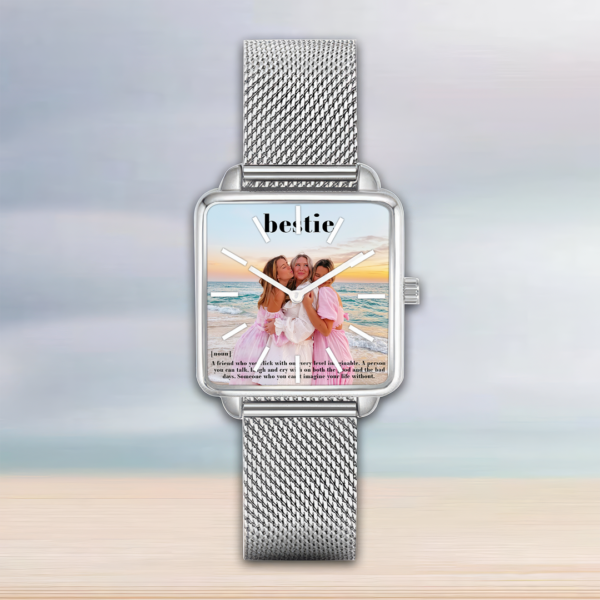 Best Friend Hand Gift for Friend, Personalized Image Watch - Image 2