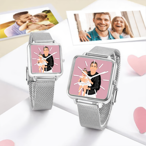 Fathers Day  Custom Portraits For Dad Watch v3